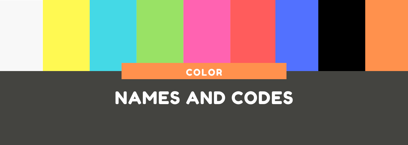 Color names and Color codes