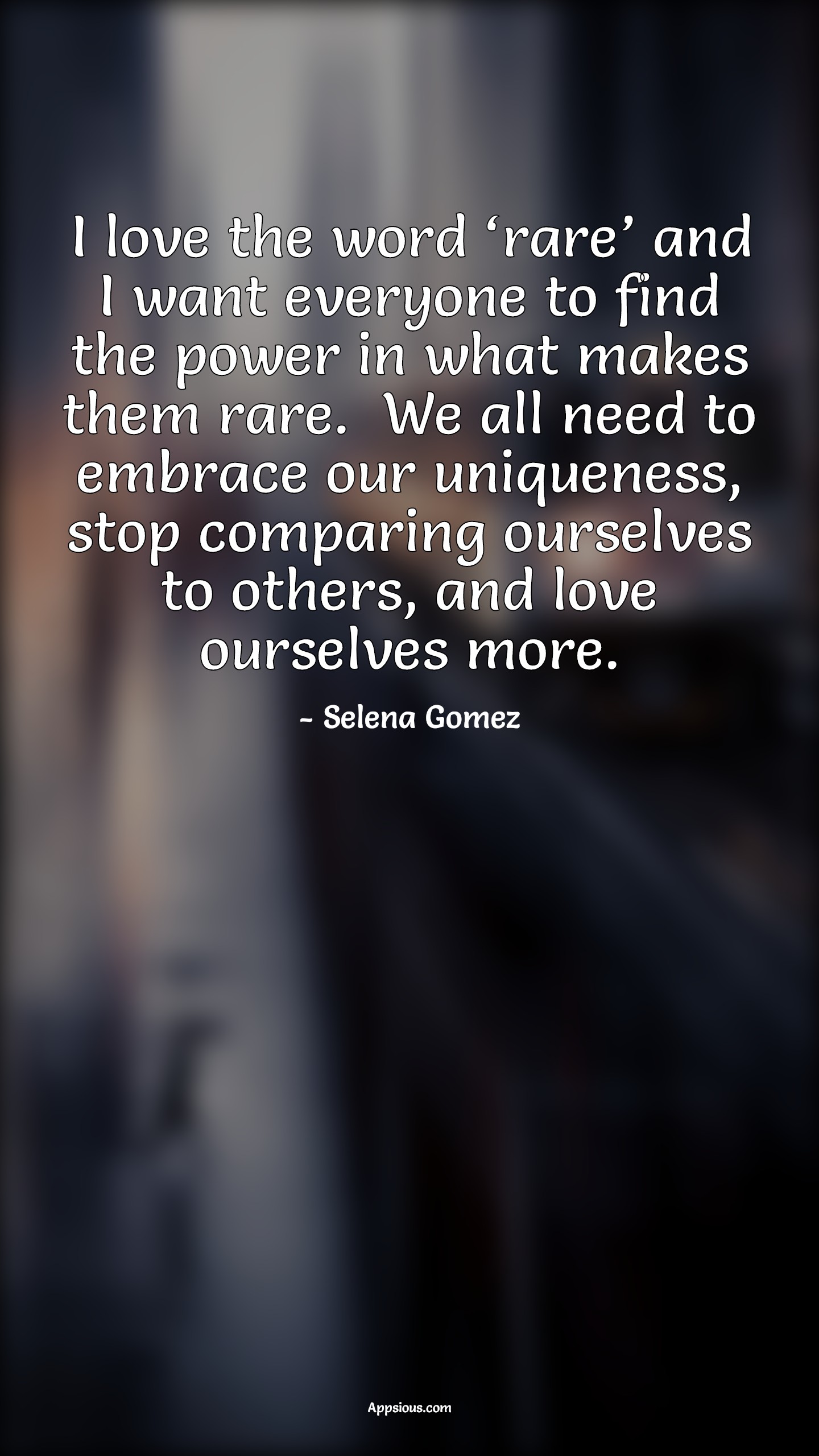 I love the word ‘rare’ and I want everyone to find the power in what